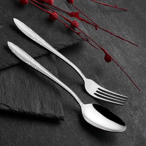 Hürrem 30 Parça Çatal Kaşık Takımı 18/10 Paslanmaz Çelik