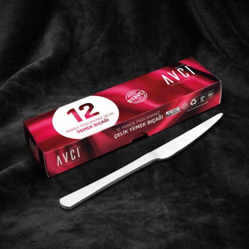 İstanbul 12 Adet Yemek Bıçağı