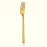 Klas Titanyum Gold 12 Adet Yemek Çatalı 18/10 Paslanmaz Çelik 3 mm Klas Titanyum Gold 12 Adet Yemek Çatalı 18/10 Paslanmaz Çelik 3 mm