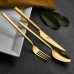 Klas Titanyum Gold 72 Parça Çatal Kaşık Bıçak Takımı 18/10 Paslanmaz Çelik